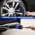 42Pcs Car Detailing Kit, Car Detailing Brush Set, Car Wash Cleaning Kit, Car Detailing Brushes, Professional Car Care Kit for Interior Exterior Wheels, Blue