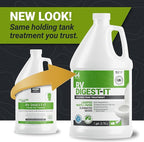Unique RV Digest-It Classic RV Toilet Treatment - Eliminates Odors at the Source and Liquifies Waste - 64 Uses Per Bottle (128 oz)