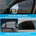 XCBYT Car Window Shade for 2019-2024 Toyota RAV4 Window Covers Side Window Sun Shade Car Window Shade for Baby with Breathable Mesh Insulate Heat and UV for Sleep Camping Breastfeeding