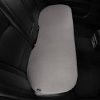 All Season Rear Bench Car Seat Covers Grey - Breathable Car Seat Protectors with Anti Slip Bottom - Durable Auto Seat Cushions Universal Fit for Vehicles Cars SUV Trucks Size M