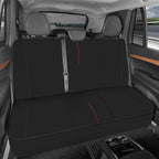 Motor Trend Neoprene Waterproof Seat Covers for Cars, Trucks, & SUV – Black & Red Automotive Interior Protectors - Rear Split Bench Protector for Kids Dogs & Pets – Forros para Asientos de Carro