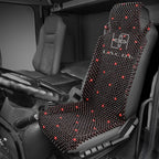 LACDL Beaded Seat Covers for Truck, Trailer, Van, RV, Car Seat Cooling Cover, Auto Ventilated Seat Cushion, Wood Breathable Car Seat Beads, Seat Cooler Pad Sweat Protector for Summer, Stars