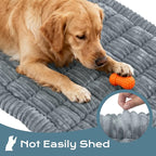 Backseat Dog Bed Mat for Car, Dog Car Seat Cover for Back Seat, Pet Car Blanket Soft and Comfortable, Upgraded Bottom Non-Slip, Washable Travel Pet Mat for Cars Trucks and SUVs (Gray, 53" x 24")