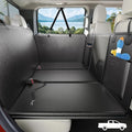Back Seat Extender for Dogs Truck-Large Space, Dog Pet Seat Cover Back Seat Hard Bottom 500lb, Anti-scratch Dog Hammock for Crew Cab Trucks F150, RAM1500, Sierra, Tundra, Silverado, All Black