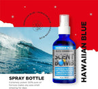 Scent Bomb Air Freshener Bundle - 1 oz & 8 oz Bottle Sprays, Vent Clip, Organic Cans, Hanging Circle - Continuous Freshness & Long-Lasting Odor Eliminator for Car, Home, Bathroom - Hawaiian Blue
