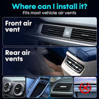 Compact Car Air Purifier for Odor - Easy Install Filter Free Odor Eliminator for Smoke/Pet Odors/VOCs - Silent Operation Universal Vent Clip for Car by Yakry