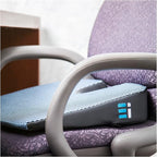 Premium Wedge Car Seat Cushion for Driving - Sciatica Seat Cushion for Car, Office, Home, Back Pain, Hip Support, Sciatica Pain Relief - Ergonomic Non-Slip Memory Foam Driving Pillow 17.5 x 15 x 3.5