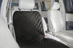 Furhaven Universal Water-Resistant Quilted Single Car Seat Protector - Black, One Size