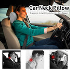 Car Neck Pillow Adjustable Up and Down Style 2 Pack,Car Headrest Pillow for Neck Support Relieves Driving Fatigue, Soft Memory Form and Ergonomic Design Fits Most Heights and Car Seats (Gary)