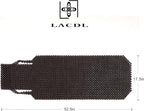 LACDL Beaded Seat Covers for Truck, Trailer, Van, RV, Car Seat Cooling Cover, Auto Ventilated Seat Cushion, Wood Breathable Car Seat Beads, Seat Cooler Pad Sweat Protector for Summer, Dark Red