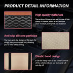 Car Center Console Cushion Pad, PU Leather Waterproof Auto Armrest Box Cover Protector, Comfortable Armrest Seat Box Cover Mat, Universal Car Accessories for SUV Truck (Coffee)
