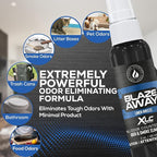 Blaze Away Commercial Air Freshener & Odor Eliminator for Strong Odor - Industrial-Grade Room Spray & Room Deodorizer for Home, Car, Smoke & Pet Odors - Long-Lasting Odor Absorber, Room Fresheners