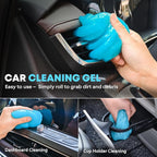 Car Cleaning kit, Car Interior Detailing kit with 10000pa Car Vacuum Cleaner, Wheel Brush, Windshield Cleaner Tool, Microfiber Towel, Wash Mitt, Interior and Exterior Car Wash kit with Bag