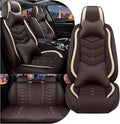 CTDS Car Seat Covers for Toyota RAV4 2000-2026, Stylish Sport Seat Cover, Premium Nappa Leather Car Seat Cover. Automobile Seat Covers Sets.(Luxury 5 Seats/Coffee Color)