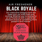 Wonder Wafers 75 count Air Fresheners Individually Wrapped, Black Royale Fragrance
