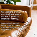 Mr. Leather Cleaner and Conditioner (8 oz) - Restores & Protects All Leather with Natural Oils - Hydrating and Water-Repelling Cream for Couches, Car Interior, Shoes, and Bags