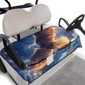 Biyejit Golf Cart Seat Covers with 4 Pockets Golf Cart Seat Towel Blanket Fits 2-Seat Golf Carts, Golf Cart Accessories