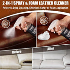 Leather Cleaner and Conditioner Kit – 2×16oz | Leather Cleaner for Car Seats, Furniture, Couches, Shoes & Boots | pH-Balanced, Non-Greasy, Restores & Protects All Leather