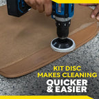 Meguiar's Leather Care Kit,This Car Care Kit Includes a Premium Car Leather Cleaner and Conditioner, Drill Backing Plate, Cleaning Disc, Microfiber to Effectively Deep Clean, Nourish & Protect, Kit