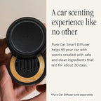 Pura and Becki Owens Car Scent Refill for Pura Car Diffusers - Premium Fragrance for Smart Diffuser - Up to 30 Days of Scent - Citrus & Cream