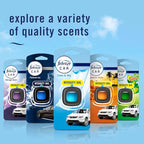 Febreze Car Air Freshener, Odor-Fighting Automotive Vent Clip, Scented Car Accessories, Long Lasting for Strong Odors, Linen & Sky Scent, 4 Count