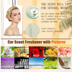 10/20/50/100Pcs Custom Logo Air Freshener for Car Bulk - Wholesale Personalized Car Air Fresheners with Photo Text Business Logo Customized Passenger Princess Car Decor (10 Square)