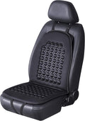 FREMONT AUTO Car Seat Cover Breathable Seat Protector- Made with Premium Polyester and Massage Magnet Bubble Cushion - Adjustable for Cars Truck SUV Vans, Airbag Compatible (Black 1PC)