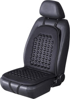 FREMONT AUTO Car Seat Cover Breathable Seat Protector- Made with Premium Polyester and Massage Magnet Bubble Cushion - Adjustable for Cars Truck SUV Vans, Airbag Compatible (Black 1PC)