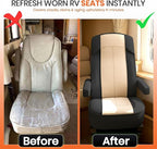VALUN RV Seat Covers (1 Pack) – Captains Chair Seat Covers for RV Captain Chair & Motorhome Chairs, Universal Fit RV Chair Covers for Camper, Trailer, Van, Protects Against Dirt, Spills & Wear