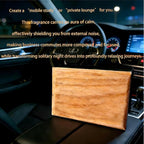 Car Air Freshener Wood Air Freshener - Car Odor Eliminator for Visor Clip Auto Accessories - Metal Clip - Essential Oils - Clean Ingredients - Teak Scent Starter Kit3PCS（Cabana/pine/amber）