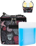Cold Gold Breastmilk Cooler Bag with Safety Tested Ice Pack - Insulated Milk Storage for Work, Travel & Daycare - Fits Bottles & Parts - Durable, Washable, Safety-Tested Cooler for Moms (Ocean)