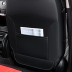 FLORICH Seat Covers for Cars, Waterproof Seat Covers, Leather Car Seat Covers 2 Pack, Universal Seat Cushion Protector for Most Cars Trucks SUV-Black&Red