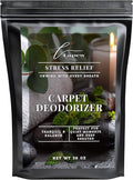 Lapew Stress Relief Carpet Deodorizer Powder - Pet Safe Freshener for Vacuuming | Scented Odor Eliminator for Home | 36 oz