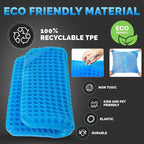 Gel Seat Cushions for Long Sitting- Extra Large & Ultra Thick(2 Inch) Orthopedic Chair Pad for Pressure Relief, Sciatica & Back Pain – Non-Slip, Cooling, Portable for Office, Car, Truck, Wheelchair