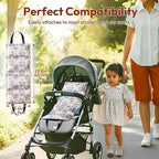 NCVI Car Seat Cooling Pad with Ice Packs, Quick-Cool Insulated Car Seat & Stroller Cover for Hot Weather, Sun Protection Seat Cooler for Babies, Kids & Pets, Foldable Summer Travel Essential