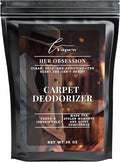 Lapew Her Obsession Carpet Deodorizer Powder - Pet Safe Freshener for Vacuuming | Scented Odor Eliminator for Home | 36 oz