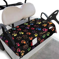 Biyejit Golf Cart Seat Covers with 4 Pockets Golf Cart Seat Towel Blanket Fits 2-Seat Golf Carts, Golf Cart Accessories