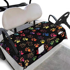 Biyejit Golf Cart Seat Covers with 4 Pockets Golf Cart Seat Towel Blanket Fits 2-Seat Golf Carts, Golf Cart Accessories