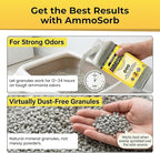 Natural Cat Litter Deodorizer Granules – 2 lb. Ammonia Odor Eliminator for Multi-Cat Homes – Neutralizes Urine Odor at the Source – Safe for Cats, Dogs, and Rabbits
