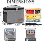 TuErcao Insulated Cooler Bag 6/24 Can Collapsible Leakproof Soft Sided Cooler for Car, Portable Foldable Small Ice Chest for Beach Camping Picnic Travel, 5/15qt Lunch Box for Men Work