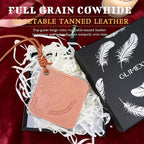 Leather Rearview Mirror Accessories Bible Verse She will not Fall Religious Gifts for Women New Car Smell Leather Car Air Freshener Hanging Bag Charms for Handbags