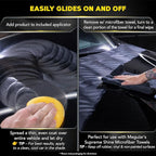 Meguiar's Gold Class Carnauba Plus Premium Paste Wax, Easy-to-Use Blend of Carnauba Wax and Long-Lasting Polymer Protection to Make Your Car Shine, 11 Oz Container