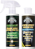 Kingvo Ceramic Spray Coating for Cars, Car Leather Conditioner Automotive Clear Coat Detail Spray Polishing Kit Leather Care Products