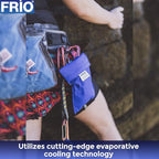 FRIO Cooling Wallet - Insulin Cooler for 45+ Hours of Stress Free On The Go - Blue - Large