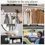 Custom Air Fresheners with Picture, Personalized Photo Air Freshener for Car Wardrobe Bathroom Hanging Ornaments (Heart-)
