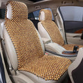 Natural Olive Large Bead 18mm Beaded seat Covers for Cars Cooled Beaded car seat Covers Durable Wooden Beaded seat Cover Truck Mat Four Seasons Universal 1-PC (Olive Green)