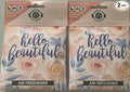 Hello Beautiful Air Fresheners, Fruity Floral Scent, Fresh Air Fresheners (Double Pack)
