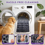 Car Back Seat Mat for Dog 53"x24" Dog Bed for Car Scratch Proof Non Slip Thick Odorless Non Fading Pet Travel Cushion Bed Overlay for Hard Bottom Extender & Cat Rabbit Pet Car Seat Cover Protector