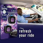 Febreze Car Vent Clip, Downy Calm Scent, 2 Count, 0.13 oz Total