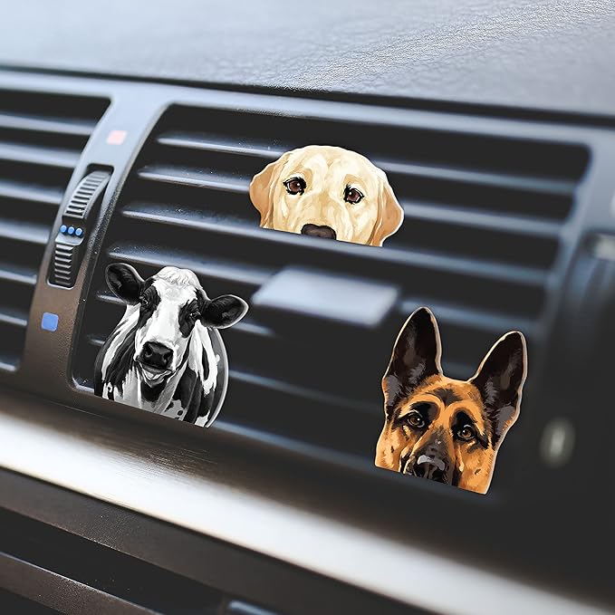 WIRESTER Fresh Scented Car Air Freshener Vent Clip, Decorative Accessories, Interior Decoration for Cars